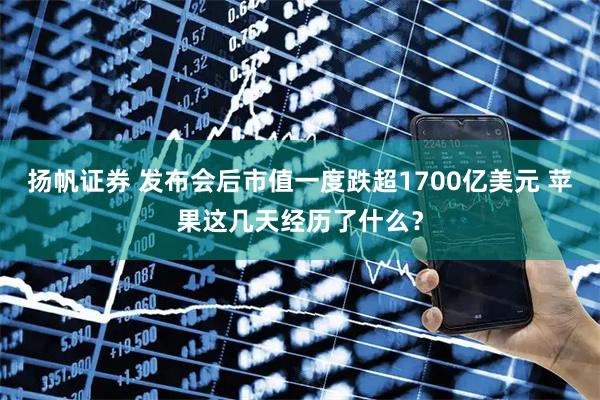 扬帆证券 发布会后市值一度跌超1700亿美元 苹果这几天经历了什么？