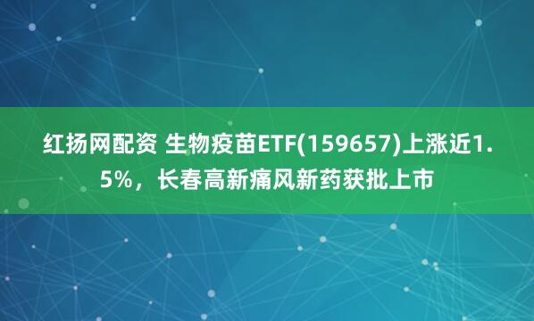 红扬网配资 生物疫苗ETF(159657)上涨近1.5%，长春高新痛风新药获批上市